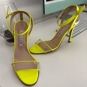 Manolo Blahnik Vibrant Yellow Heels